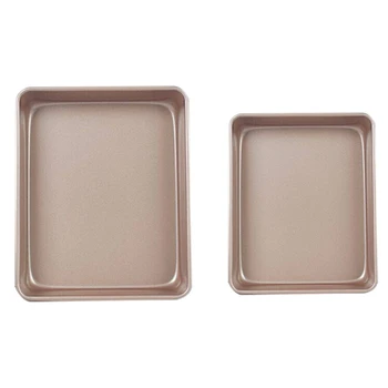 

The High Quality Golden Household Bread Mousse Cake Mold a Live Bottom Non-Stick Pan Baking Tools