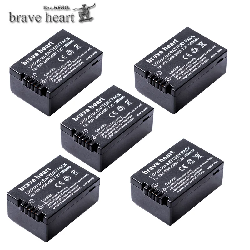 Литий-ионный аккумулятор DMW-BMB9 DMW BMB9 батарея DMW-BMB9E 1200 мАч для Panasonic Lumix DMC FZ40K FZ45K FZ47K