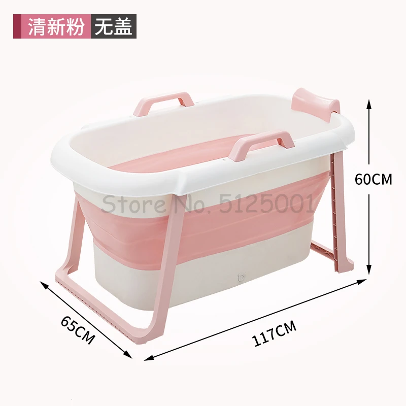 Складная Ванна, Ванна для взрослых, домашняя ванна, ванна для взрослых, ванна для всего тела, пластиковая Ванна, утолщенная Ванна - Цвет: Красный