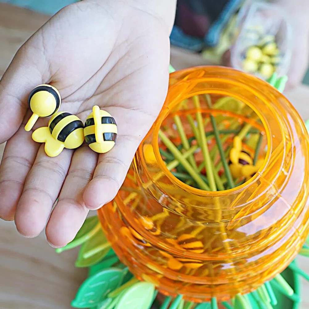 Маленькая пчела дерево Детская Интерактивная настольная игра тренировка мышления головоломка Семейные игры страница игрушка образование Рождественский подарок