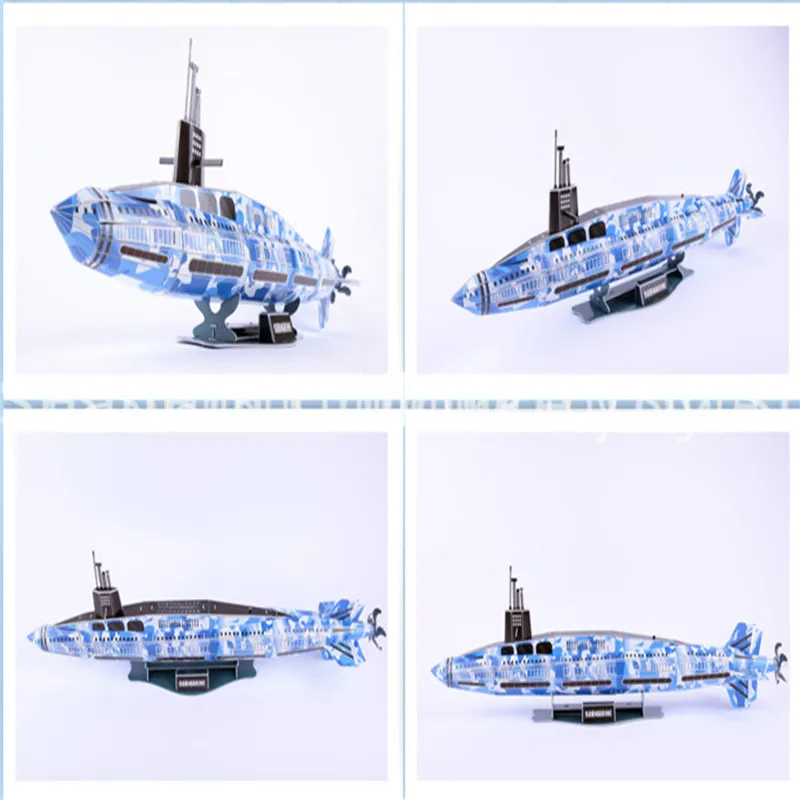 Горячая Распродажа, модель подводной лодки, игрушки, 3D головоломка, бумажная модель, детские игрушки Diy