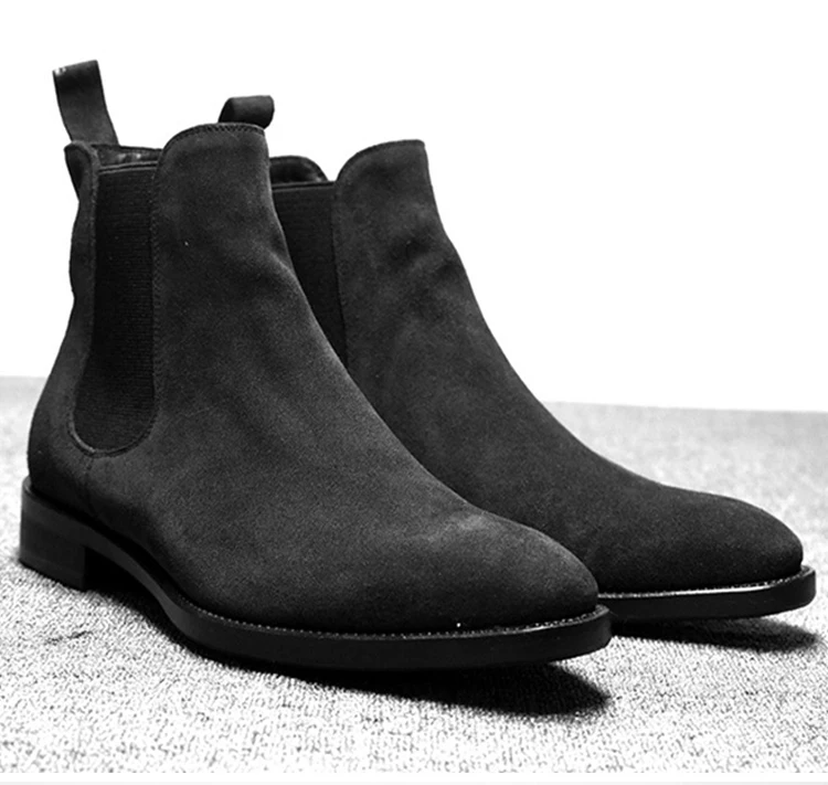 Luxury Chelsea Boots Men Shoe