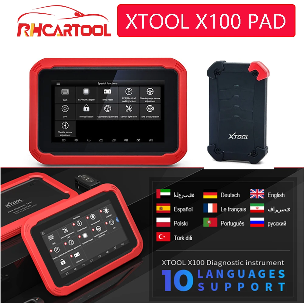 

Original XTOOL X100 PAD Odometer Correction Tool Auto Key Programmer Professional Car Diagnostic tool with Special Function
