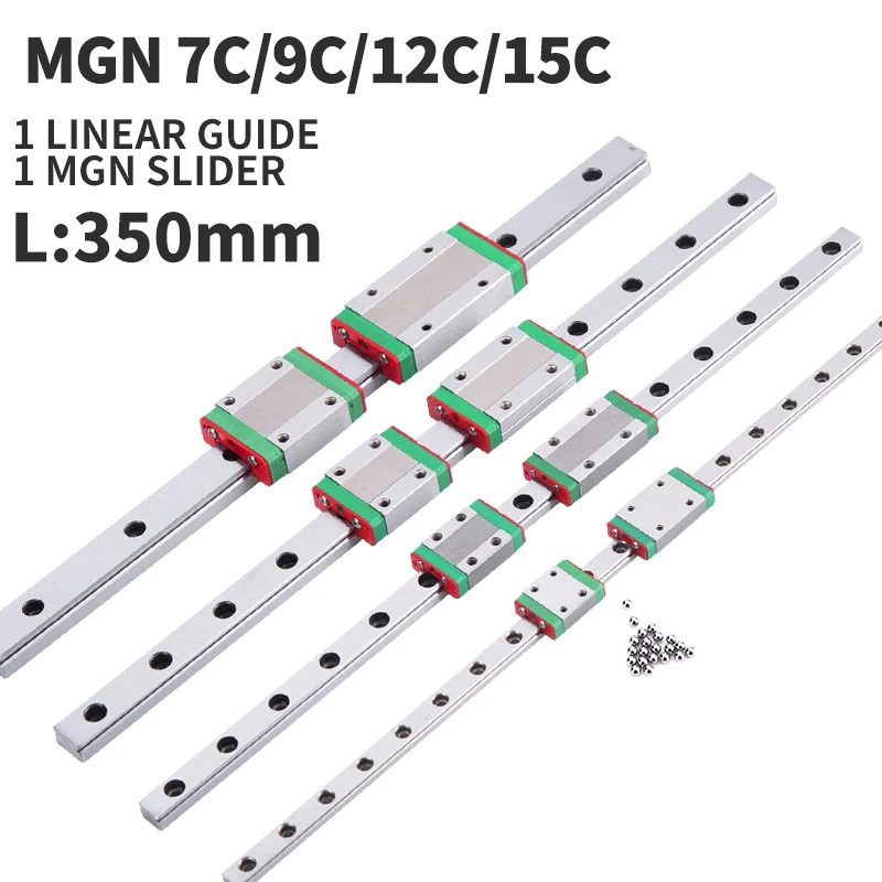 3D-принтер MGN7C MGN9C MGN12C MGN15C 350 мм миниатюрный линейный слайд 1 шт. линейная