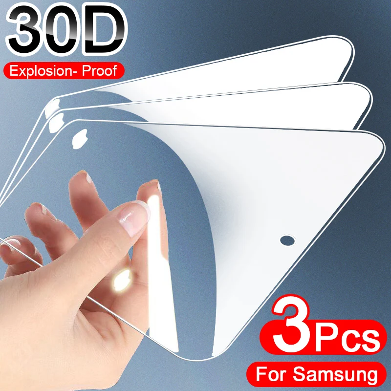 3 шт. закаленное стекло для Samsung Galaxy A50 A51 A71 Защитное A50S A40S A30S A90 A20E Защитная пленка