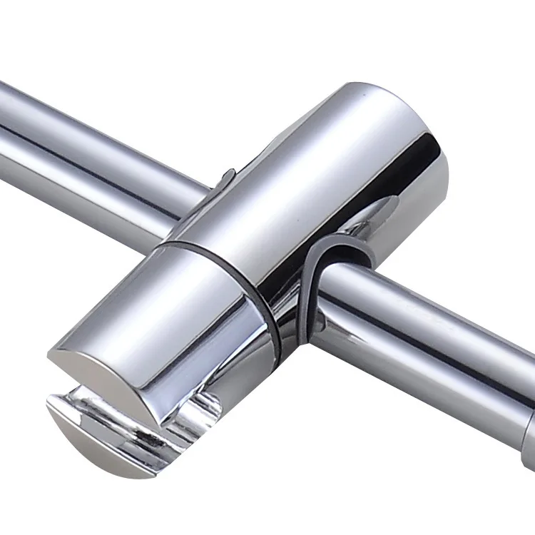 

Straight Button Shower Top Nozzle Base Adjustable Shower Holder Middle Fork ABS Engineering Plastic Sprinkler Mounting Bracket