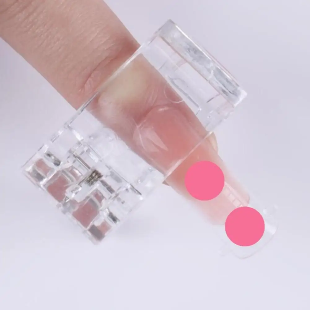 Прозрачный полиэтиленовый гель для быстрого наращивания ногтей зажимы для наращивания ногтей УФ светодиодный пластиковый строительный набор инструментов для дизайна ногтей