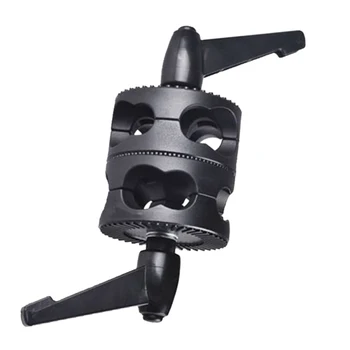 

Adjustable Holder Grip Head Clamp Accessories Arm Support Dual Swivel Angle LED Light Mount Photo Studio For Boom Bracket