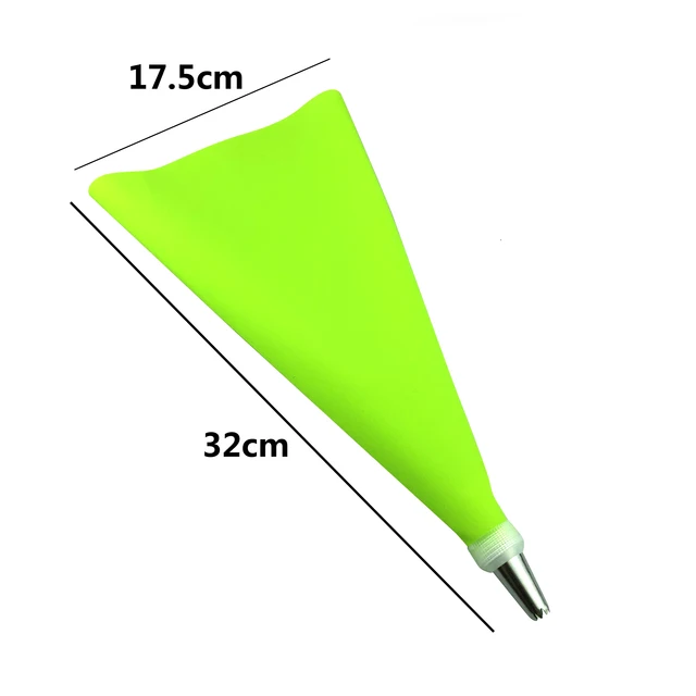 8Db/Táska Szilikon Jegesedés Csővezeték Krém Tészta Táska + 6 Rozsdamentes Acél Torta Fúvóka Barkács Díszítő Tippek Fondant Szerszámok - Image 4