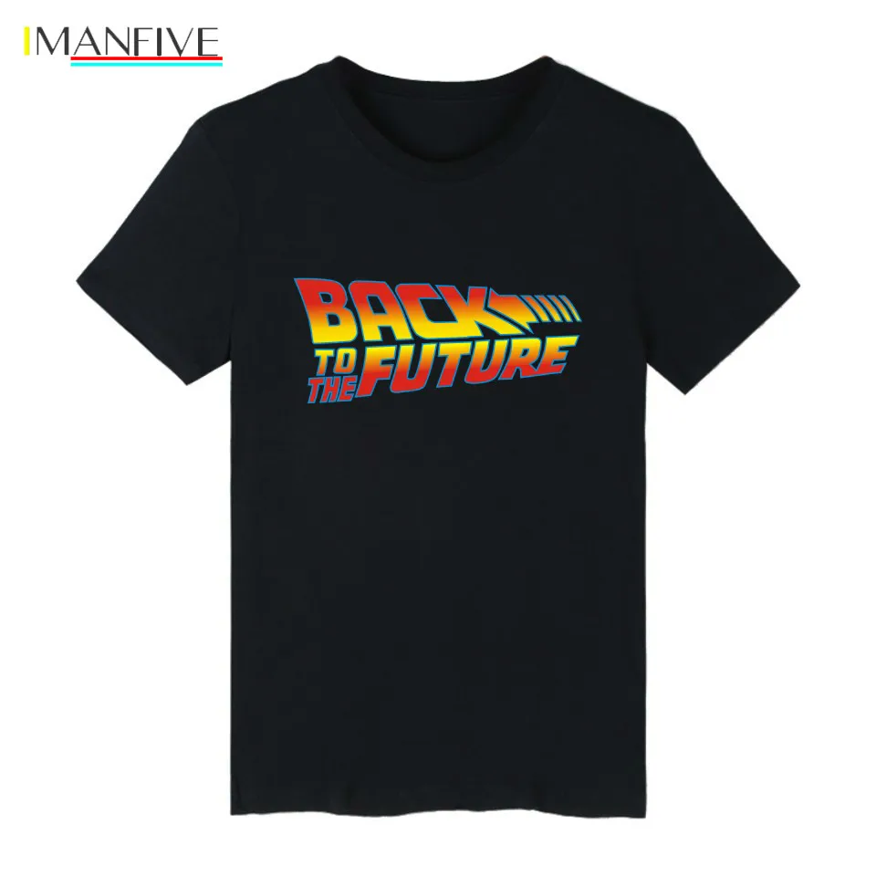 cheap Back to the Future T shirt Men women Classic Movie Series Cotton Back to the Future Men #039;s T shirt Personality Creative Novelty