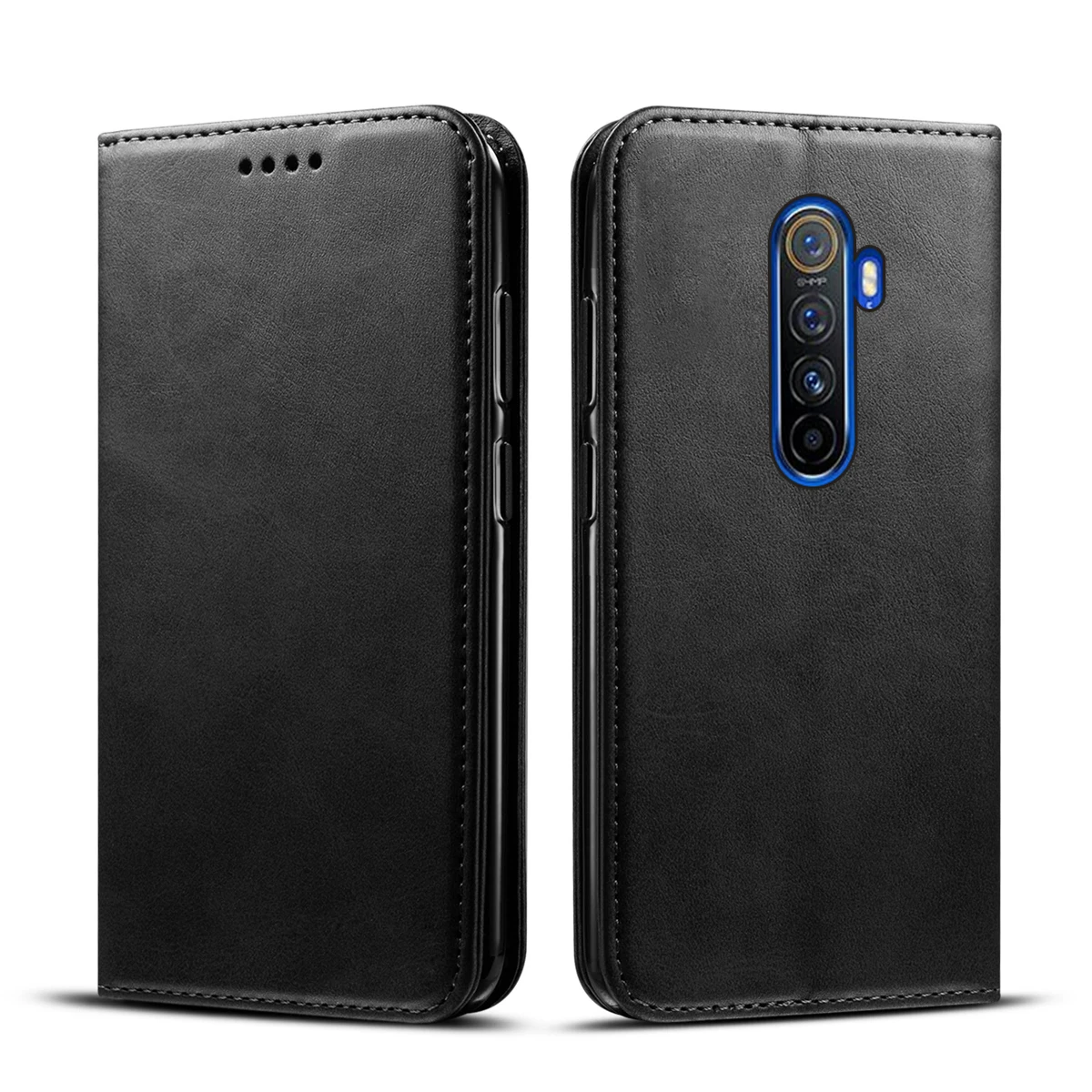 

For Oppo Realme X2 Pro Case Leather Wallet Flip Stand Cover 360 Degree Protective Card Slot Shell For Oppo Realme X2 Pro Case