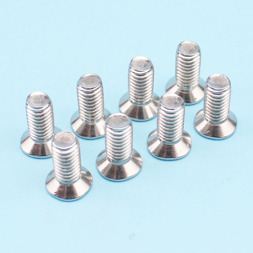 LARBLL 8PCS Stainless Steel Front Brake Disc Rotor Screws fit for Hyundai Kia (6mm)