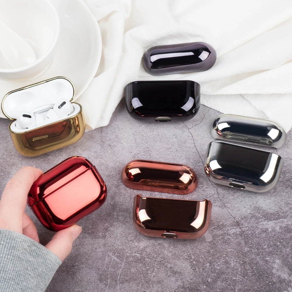 

For AirPod AirPods Pro Case Protective Sleeve Plating Shockproof Earphones Cover For Apple Air Pods Pro 2020 Cases Coque Funda