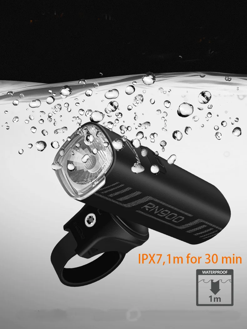 Magicshine RN900 Bike Front Light Rechargeable Bicycle Light Waterproof 900 Lumens USB Type-C Cycling Lighting Tool
