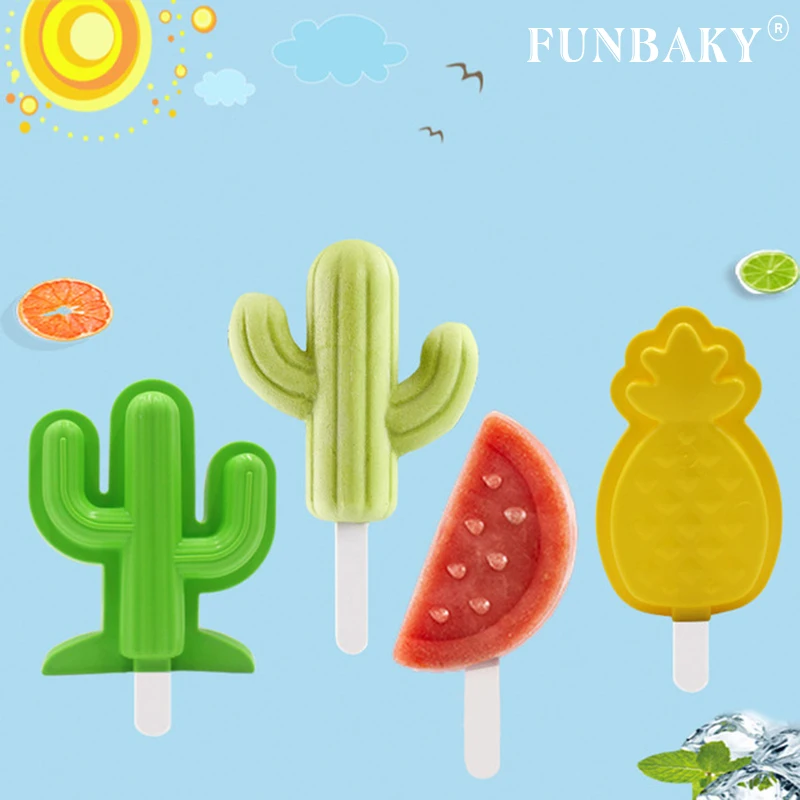 FUNBAKY креативная форма для мороженого в форме кактуса инструменты эскимо ручной