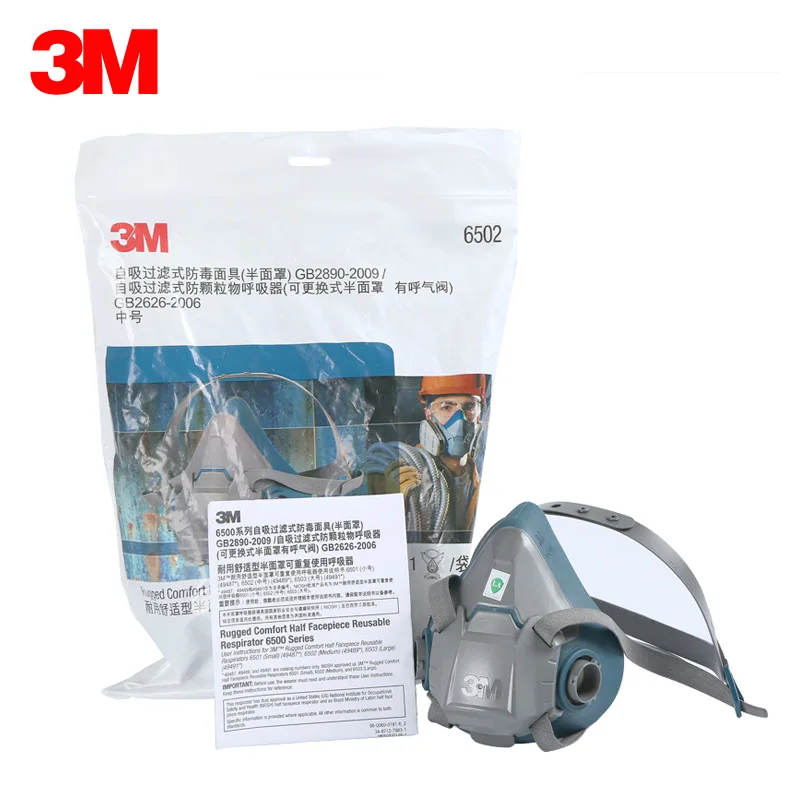 3m 6502 half mask respirator medium rugged comfort 3m 6502 half mask respirator medium rugged comfort