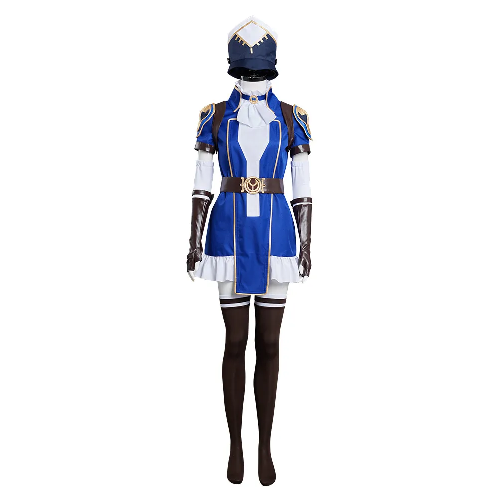 Arcane Game Cosplay Costume pour femme, LoL Caitlyn, le shérif de Piltover, déguisement adulte, tenues Nette, Halloween, carnaval imbibé