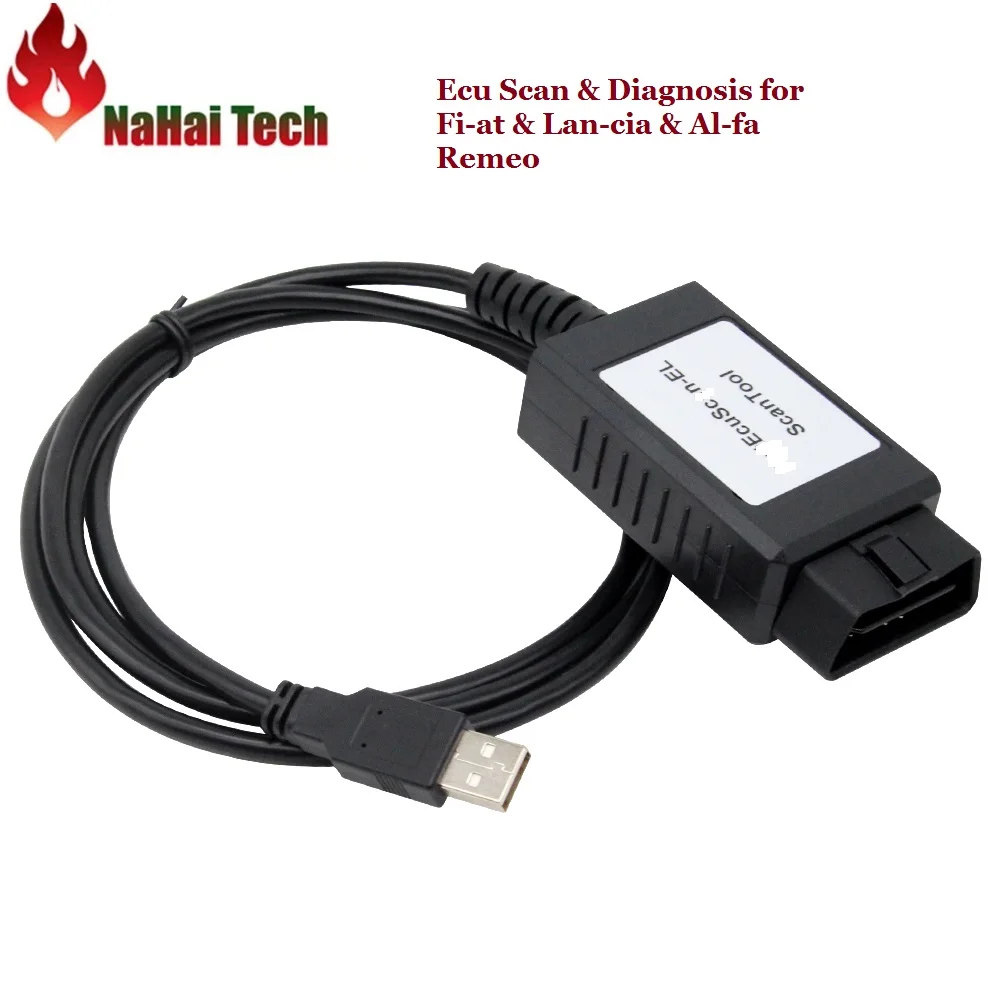 

For Alf-a FOR Fi-at ECUScan OBD2 ECU Scan Diagnostic Cables MultiECUScan / For Fi at Romeo and FOR La ncia