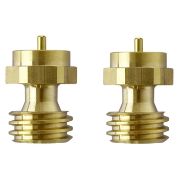 

2Pcs Propane Refill Adapter Lp Gas 1 Lb Cylinder Tank Coupler Heater BBQ Tool For Grill BBQ RV Pressure Adapter