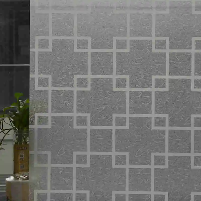 45 x 200cm Новая матовая оконная стеклянная пленка для конфиденциальности влагостойкая самоклеющаяся виниловая пленка для наклейка для ванной домашняя декоративная пленка - Цвет: 45 x 200cm