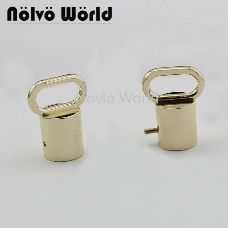 

2 pieces test, 38*21mm, light gold metal hanger connects tassel buckle with screws handbags handles hardware accessories