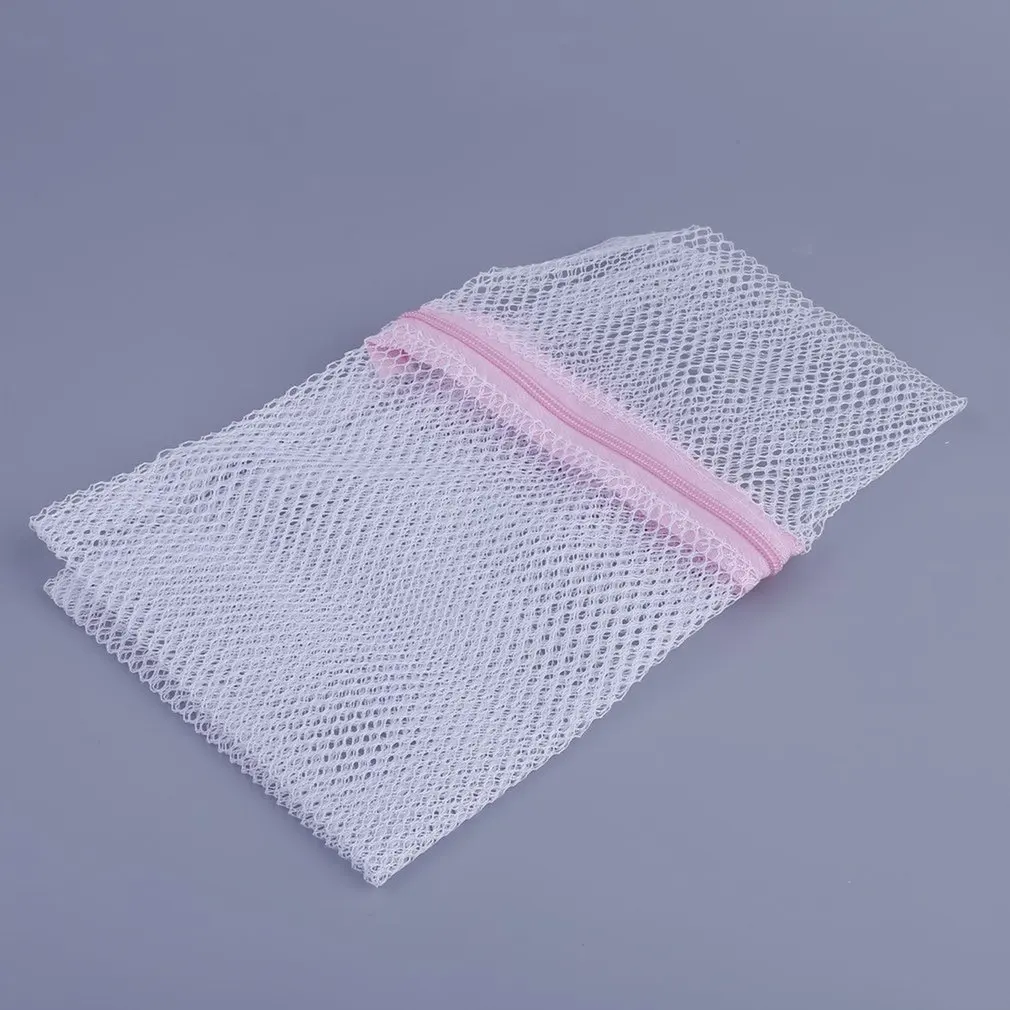 3 Sizes Zippered Mesh Laundry Wash Bags Foldable Delicates Lingerie Bra Socks Underwear Washing Machine Clothes Protection Net