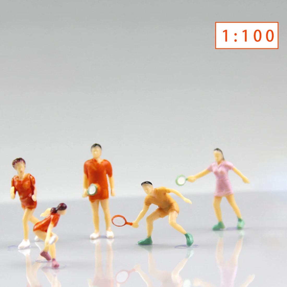 10 шт./компл. 1:50 /1:100/Масштаб фитнес модель спортивной фигуры для DIY песочного стола