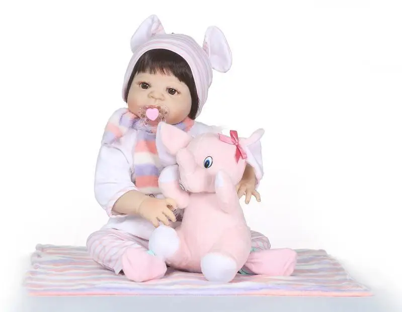 

All Silicone Doll Baby 57CM 20inch NPK Doll Bebe Reborn Dolls Girl Lifelike Reborn Doll Fashion Boy Newborn Reborn Babies