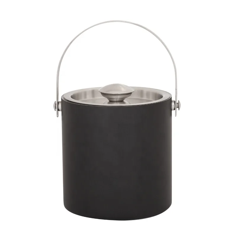 

Custom Logo Metal Tin Stainless Steel Champagne Wine bar ice bucket