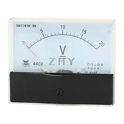 

Measurement Tool Analog Panel Voltmeter DC 0 - 20V Measuring Range
