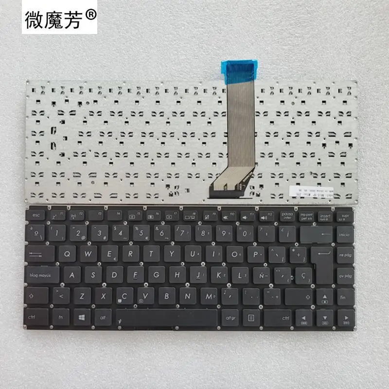 

Испанская клавиатура для ноутбука Asus X402C, S400CB, S400C, X402, F402C, S400, S400CA, x402CA, 0KNB0-410ARU00, черная SP