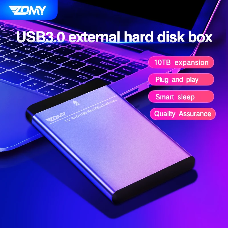 Zomy 2 5 ''чехол для SSD HDD SATA USB 3 0 внешний портативный корпус жесткого диска