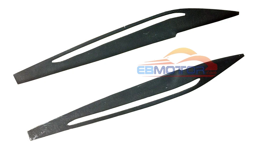 ebmotor-com Real Carbon Fiber Front Head Light Eyelids Eyebrows 1set Fit For BMW X6 F16 2016UP6