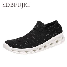 Женская прогулочная обувь; размеры 39-46 S; повседневная обувь; уличные легкие дышащие сетчатые Нескользящие амортизирующие носки; женские кроссовки