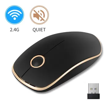 

Portable 2.4G Wireless Mouse With Receiver Mice For Notebook Computer Table Ergonomic Silent For PC Laptop