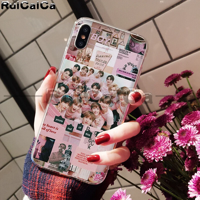 Чехол для телефона RuiCaiCa KPOP K.A.R.D MONSTA X NCT 127 чехол для Apple iPhone 8 7 6 6S Plus X XS MAX 5 5S SE XR