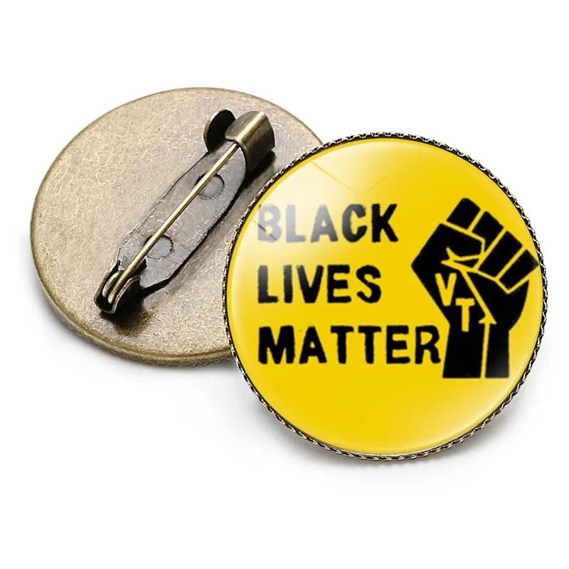Брошь с эмалью Black Lives Matter брошь в форме парада мира сувенирная значок Ювелирное