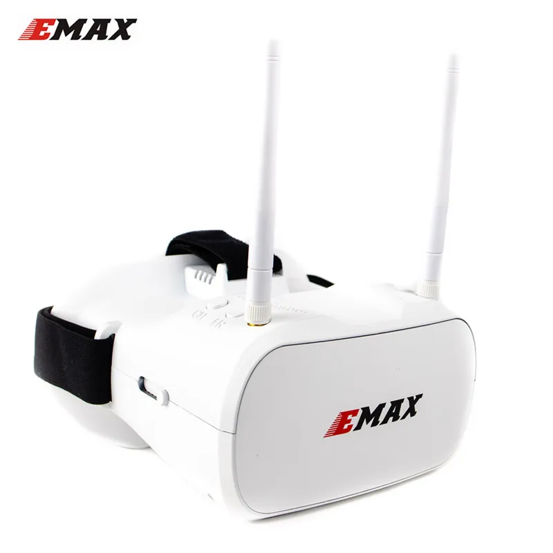 Emax Tinyhawk 5,8 Г 48CH разнообразие FPV очки 4,3 дюймов 480*320 видео гарнитура с двойные антенны 4,2 в 1800 мАч батарея