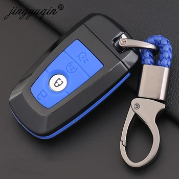 Custodia in Silicone 10X Car-Styling Cover in Silicone per Ford Fusion Mondeo Mustang Edge Expedition EXplorer 2017 2018 Smart Key Case - Custodia in Silicone 10X Car Styling Cover in Silicone per Ford Fusion Mondeo Mustang Edge