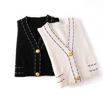 

Striped Pocket Knitted Cardigan Sweater Women 2019 Winter New Lady Long Sleeve Patchwork Cashmere Sweater Jacket Outwear Jumper