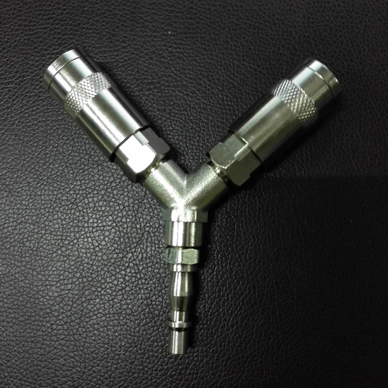 12x13.5cm Airline Y Piece 3 Way Quick Release Fittings Splitter