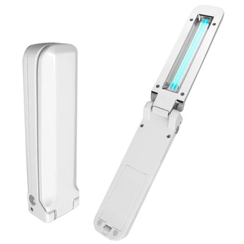 

Foldable 2W UVC Handheld Sanitizer Light Travel Portable UV Light Built-in automatic safety switch for Hotel Household Office