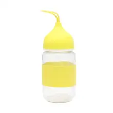 Стеклянная чашка, бутылка для воды, бутылка для питья, однослойная, модная, прозрачная, мультяшная, для дома, офиса