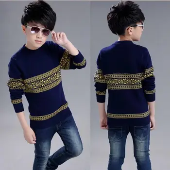 

big kids spring warm jacket 3-17T children cotton sweaters little boy pullovers fashion clothes winter velvet sweaters bottoming