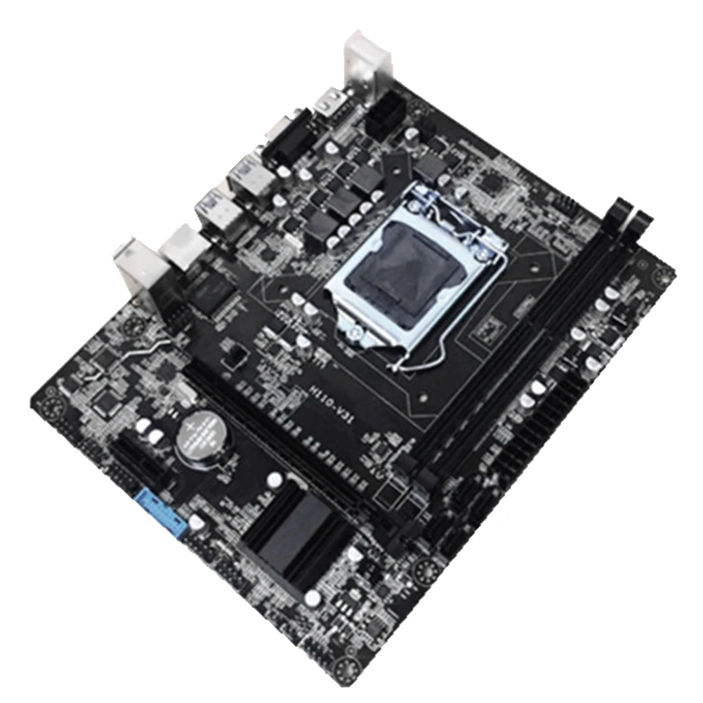 

H110 Accessories DDR3 Heat Dissipation Main Durable Desktop Multi Slots Dual Channel Computer Motherboard Interface Integrated