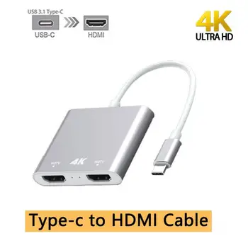 

USB C To HDMI Adapter Type c To HDMI HDTV Converter Adapter Cable 4K For Macbook Samsung S8 Galaxy Note8/9 Huawei Mate 10 P20 10