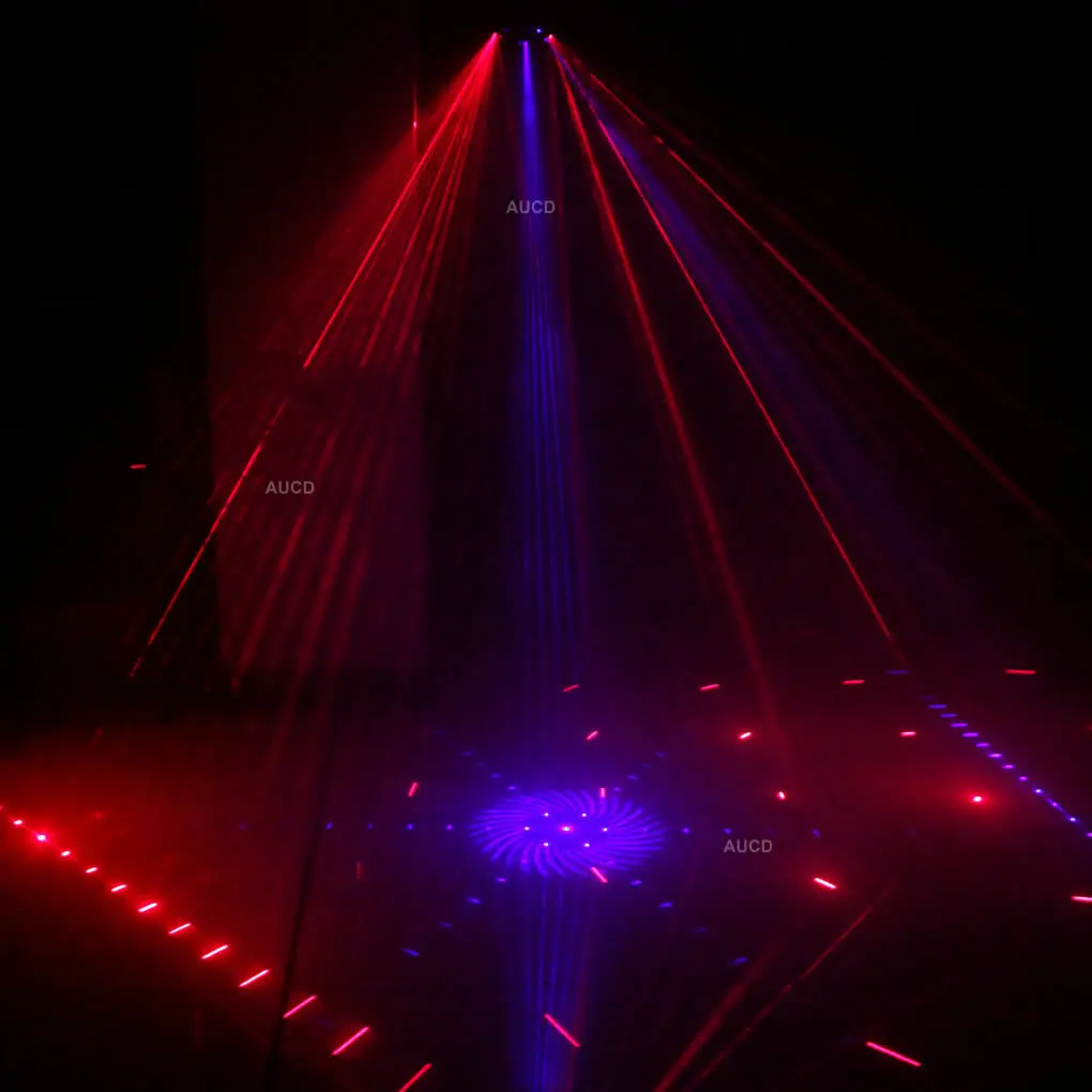 RGB DMX музыкальный лазерный проектор со звуковой звездой лампы огни Рождество