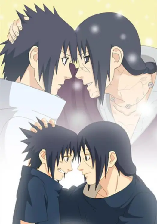 

5D DIY Full Diamond Diamond Painting Japanese Anime Naruto Sasuke Kakashi Diamond Embroidery Set Cross Stitch Mosaic Holiday Dec