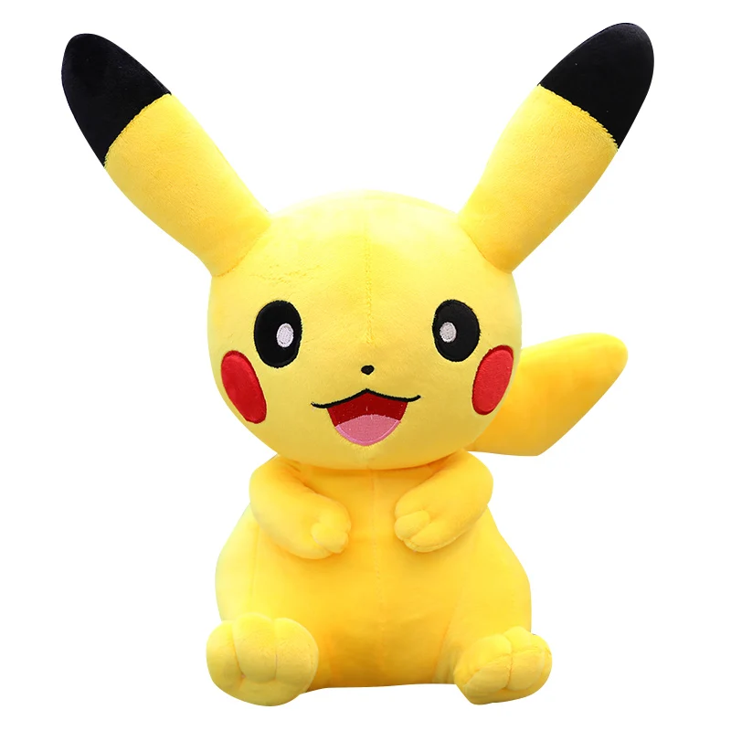 Пикачу Бульбазавр Squirtle Charmander Мягкая Игрушка коллекция хобби кукла аниме периферийная плюшевая кукла рождественский подарок для детей - Цвет: sit pikachu 28cm