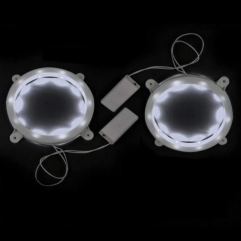 Excellent 2pcs Outdoor Cornhole LED Board Lights Sturdy Build For Bean Bag Toss Cornhole Games 2